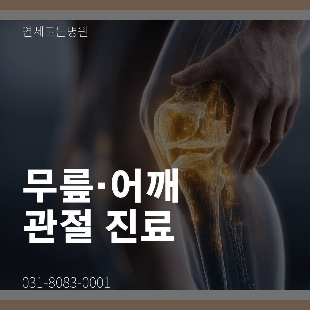의정부 정형외과 무릎·어깨 관절 진료 안내